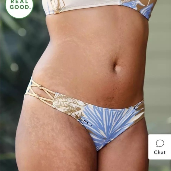 Aerie Knot Bikini Bottom- Monaco Blue - Picture 6 of 8